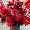 《繁华纳福》红掌牡丹菊富贵鸟大花蕙兰高原红瓶插花 商品缩略图2