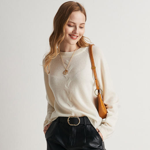 PALUOPO/PL圆领插肩女衫ET20058R-C/约重255g帕罗 商品图4