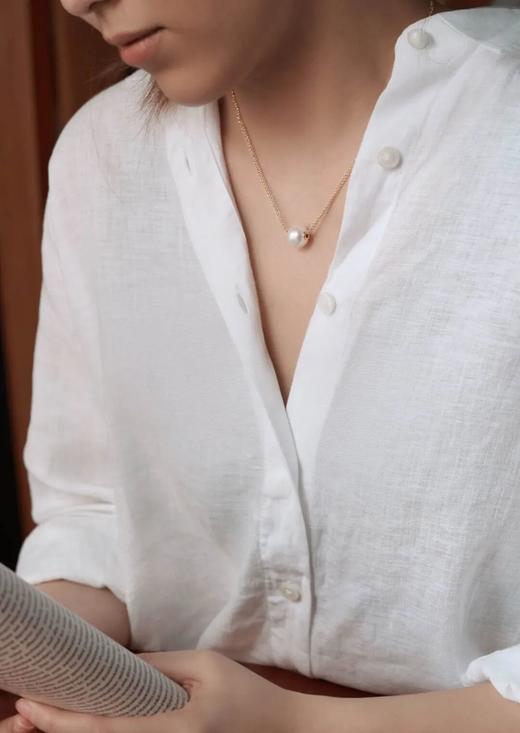 伽罗 JALO 路路通款11-12mm高等级淡水珍珠吊坠项链 商品图1