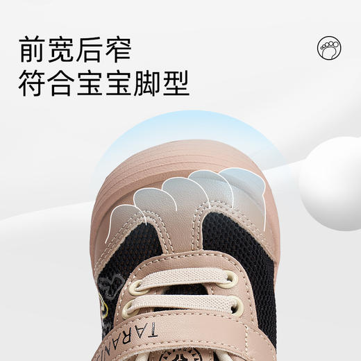 泰兰尼斯春款婴童段包头防踢透气网布步前鞋学步鞋T01B4A4094 商品图4