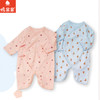 棉果果春季新品女宝卡通可爱5A抗菌纯棉爬衣蝴蝶连体衣M121726226014 商品缩略图0