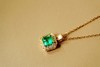 0.67ct祖母绿锁骨链 商品缩略图0