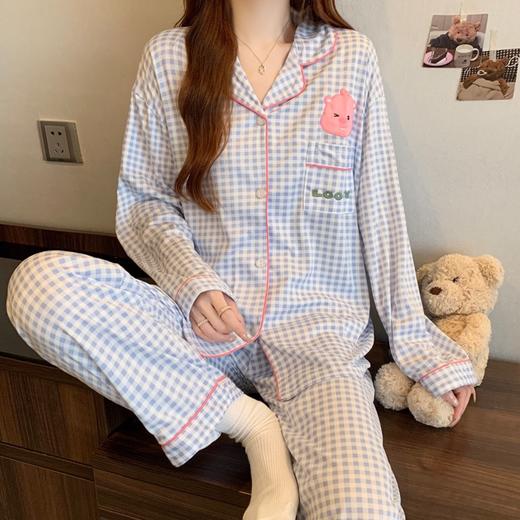 【GZ】年后发货无忧购26年春款仿棉甜美风高级感长袖长裤家居服套装套WZL3463#-5 （预计2.26开始发货) 商品图5