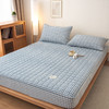 【全棉夹棉床笠】 A类全棉色织抗菌大豆夹棉床笠席梦思保护罩 360℃全方位呵护家人健康 商品缩略图8