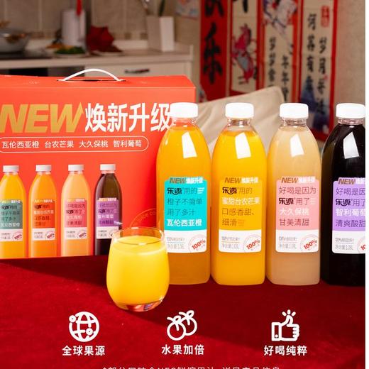 乐源100%果汁礼盒4.32L 商品图0