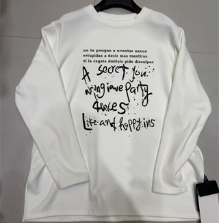 PCS字母印花长袖51031 冬季 053014302338