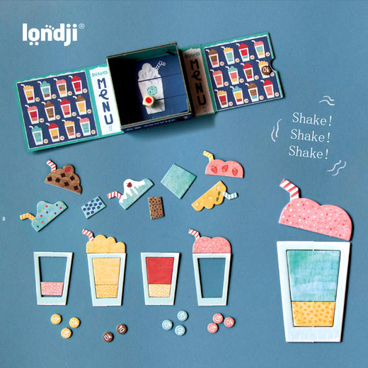 londji 奶昔摇摇乐 小小桌游 家庭游戏 观察思考 适合5岁+ 西班牙品牌 TG002U 商品图3