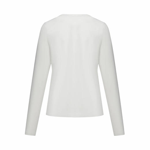 安德玛春夏新款女子Premium Sleek休闲运动长袖t恤6014347-110 商品图2