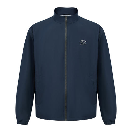 德鲨鲨鱼男装立领夹克春季新款纯色休闲短款舒适上衣男薄款外套 商品图4