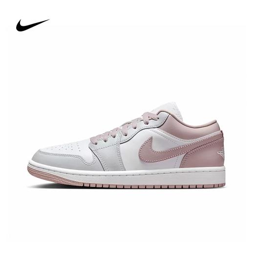 Nike耐克女鞋Air Jordan 1粉白AJ1低帮复古板鞋篮球鞋DC0774-606 商品图0