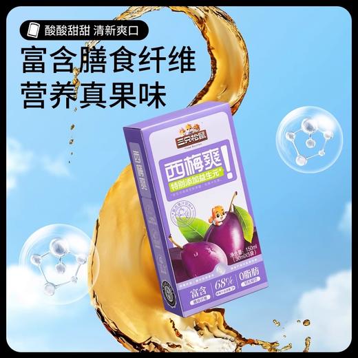 【粉丝专属❗️饮料膳食纤维西梅汁】甄选品质原料制作，添加2种益生元0脂肪，高果含量更营养 原果汁总含量≥68%，富含维生素，饮料膳食纤维果汁益生元饮品便捷L-d 商品图3