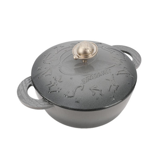 19672-BGJT2401 宝玑Breguet 星河绮梦系列24CM珐琅锅-深空灰 商品图0