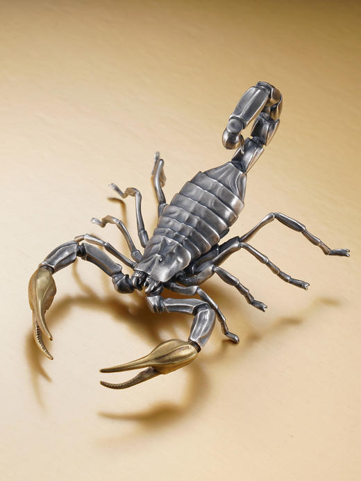 子佩集S999银【独甲一方】茶宠【CC389】纯银小摆件蝎子2406 商品图4