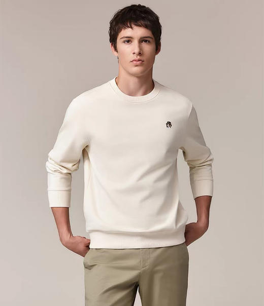 年后发正品哈ji斯男士小标刺绣圆领卫衣020902 商品图1