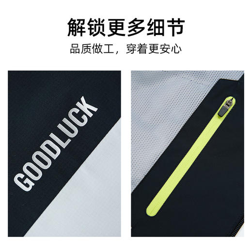 【内藏帽】德鲨鲨鱼连帽马甲男2026春款撞色无袖薄款外套 商品图4