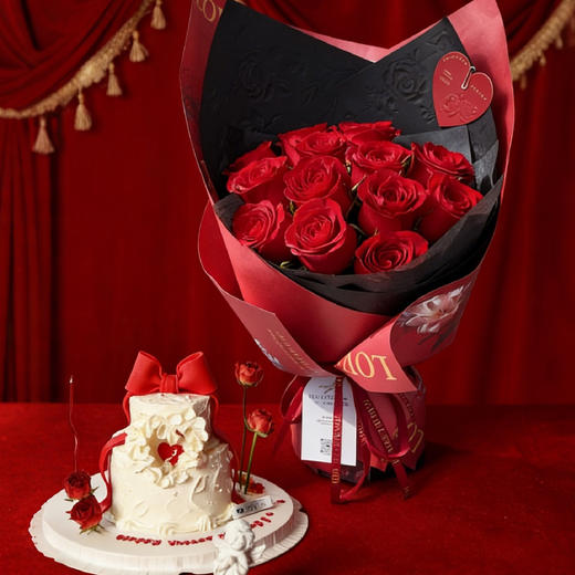 情人节限定【[爱你是藏不住的心跳】1.5磅香草奶油芒果夹心口味 | 左羊 商品图3