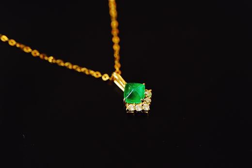 0.5ct祖母绿吊坠 商品图3