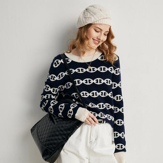 PALUOPO/PL圆领女衫ET20038R-C/约重275g帕罗 商品图7