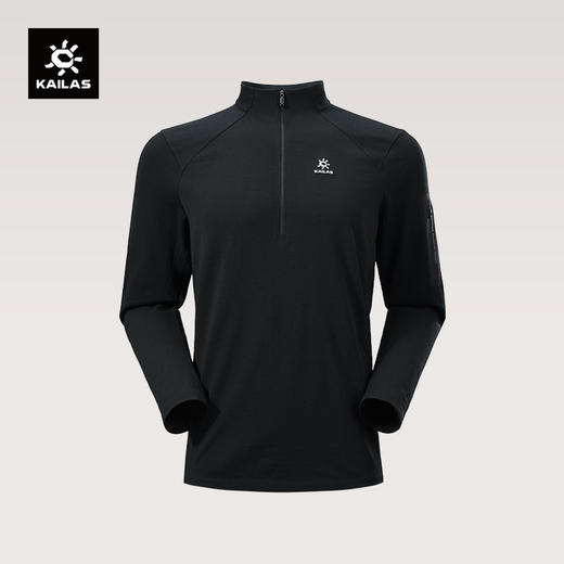 KAILAS凯乐石 XM2男款羊毛半开长袖T恤 KG2617109 商品图0