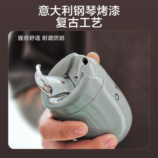 OTE欧堤复古设计保温杯无缝内胆316不锈钢咖啡杯水杯家用茶杯礼物220ml 商品图4