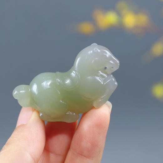 和田翠青玉唐马 商品图3