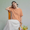 【林栖设计小店】植物染色|手工绣花优雅多色百搭宽松2026春新款纯棉T恤1961001 商品缩略图11