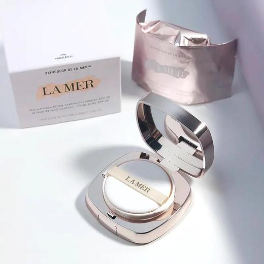 顺丰包邮【送礼袋+海蓝之谜唇膜5g】 LAMER海蓝之谜鎏金气垫12g 送同款替换芯12g 一般贸易 商品图7