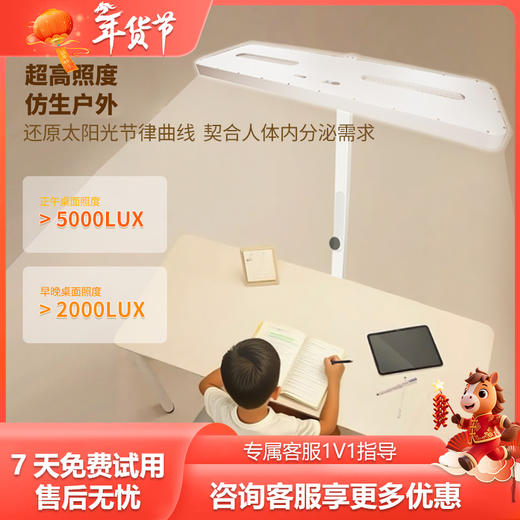 憩尔目·红养系列-压轴稀土光大路灯 L1(户外级5000Lux版)学生护眼定制 商品图0