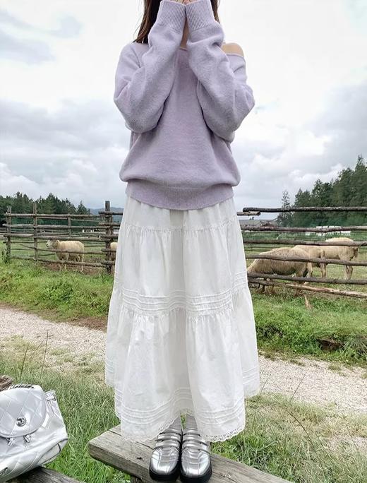 <曾小咸推荐>2.14现货秒杀 ！微信超特价！韩系露肩斜肩针织衫 日常209.99 立减120 秒杀89.99！！ 商品图6