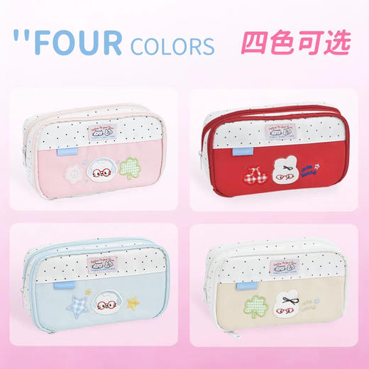 斯普维加SV-19455可爱波点日记翻折笔袋 商品图3