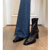 苏茵茵复古方头瘦瘦靴｜柔软好穿，黑咖两色可选，超好搭！【3-5天发货】 商品缩略图3