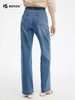 波顿女士春夏季宽松直筒垂感棉质牛仔长裤LE360125 商品缩略图3