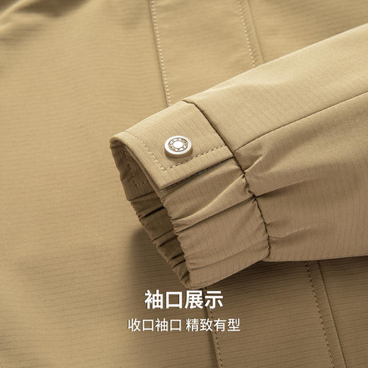 【可拆卸帽】圣得西男士日常外套2026新款春季通勤风一衣两穿夹克 商品图8