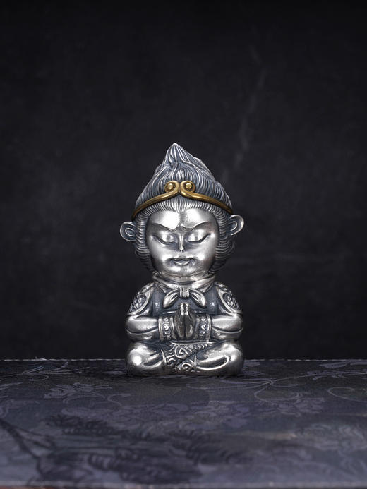 子佩集S999银【悟空】茶宠【CC304】纯银小摆件2406 商品图5