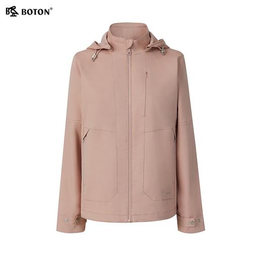 [不易皱]波顿春秋季女士美式休闲连帽短款夹克外套LJ929125 商品图4