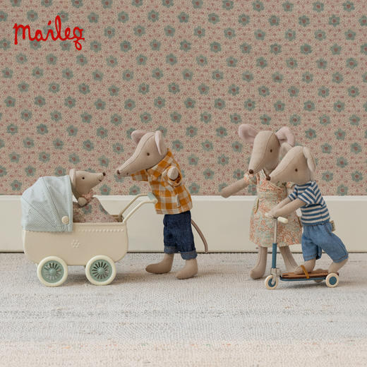 Maileg 鼠妈妈和鼠爸爸 过家家玩具 雪茄盒 迷你精致 北欧风创意设计 适合3岁以上 丹麦国宝级玩具品牌 17-5313-00 商品图2