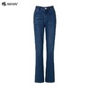 波顿女士春夏季小喇叭薄款高腰显瘦弹力牛仔长裤LE358125 商品缩略图4
