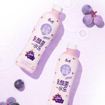 康师傅小酪多多巨峰葡萄500ml*15瓶/箱 乳酸菌饮料 清爽畅快 包装随机 商品图3