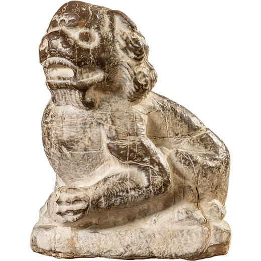 清	石雕案上狮子摆件 商品图5