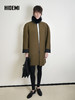 HIDEMI 设计感美丽奴羊毛简约立领双面穿双层复合中长款西装外套 商品缩略图7