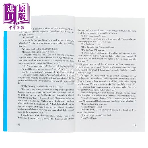 预售 【中商原版】经典儿童文学读物共10册 英文原版 畅销青少年小说 英语阅读 纽伯瑞夏洛的网 奇迹男孩 数星星 手斧男孩 魔法手指 商品图4