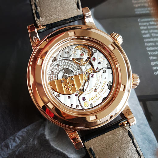【95新】PATEK PHILIPPE 百达翡丽6102R-001自动机械机芯（PP印记）日期显示；月相、星象显示44MM（男款）超级复杂功能时计系列18K玫瑰金060226LV20 商品图6