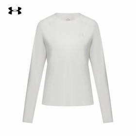 安德玛春夏新款女子Premium Sleek休闲运动长袖t恤6014347-110