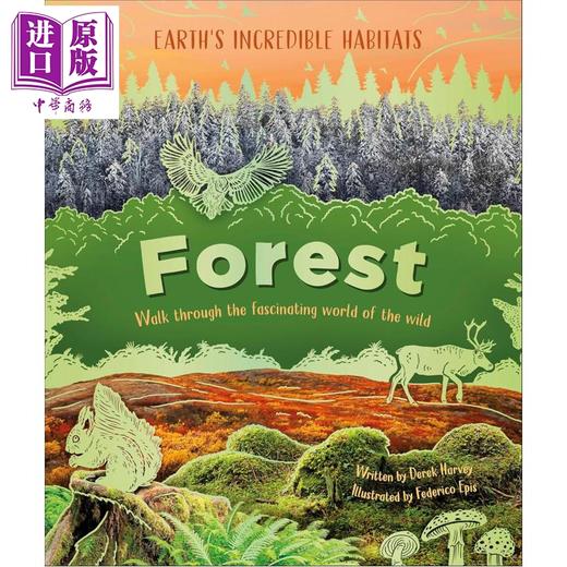 【中商原版】DK漫步栖息地 森林 Habitats series Forest 英文原版 儿童自然科学科普绘本 森林主题读物 进口童书7-12岁 精装 商品图0