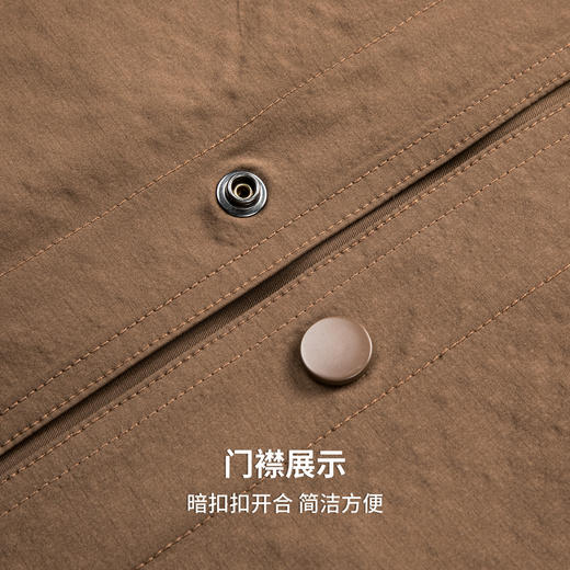 【易打理】圣得西简约休闲通勤夹克男款2026新款潮流翻领工装外套 商品图9