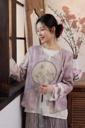 【门店同款】ENJOY春季“画中行”禾棠映月中式外套 169599910