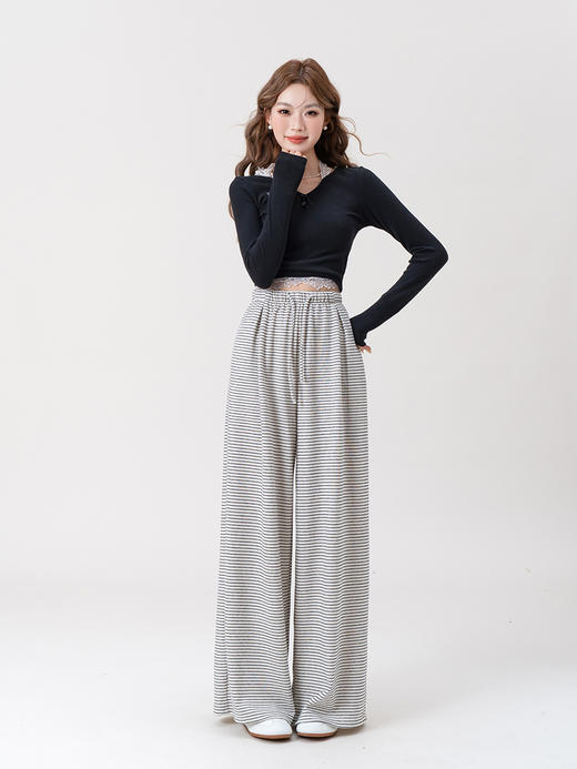 慵懒风休闲舒适百搭糯米裤-纪念日百货门店同款167996073 商品图3