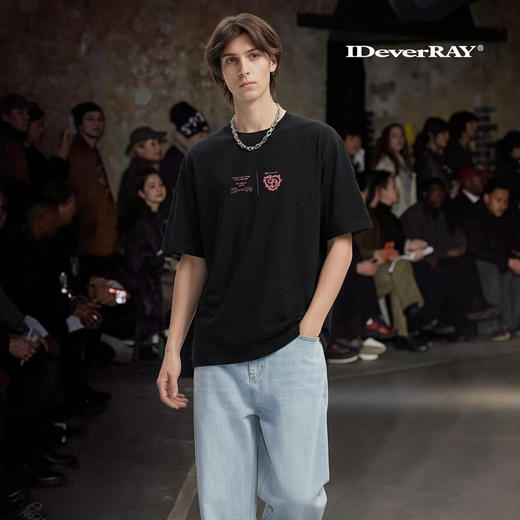 IDEVERRAY小众设计感上衣情侣送礼高级感新品礼盒精致时髦短袖T恤 商品图0