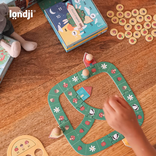 londji 草莓大作战 小小桌游 收集任务 适合4岁+ 西班牙品牌 TG001U 商品图2