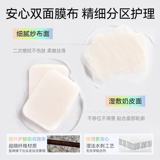 ¹春日来信【彩虹湿敷棉片】哪里有斑敷哪里/哪里有痘敷哪里/哪里想白敷哪里/哪里干燥敷哪里 分区精准护理 60片/盒CF01-CRMM-XYPP 商品图3